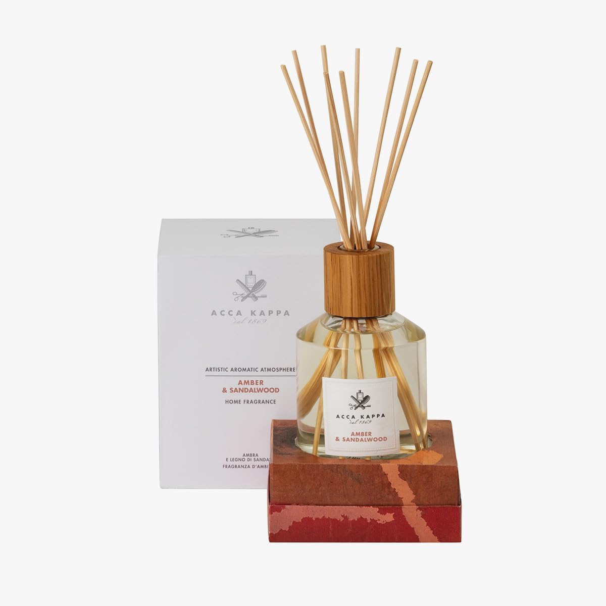 ACCA KAPPA - Diffuser with Sticks - Amber & Sandalwood Room Fragrance
