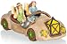 Joykick Fairy Garden Car Kit - Miniature Hand Painted Figurine Statues with Accessories - Set of 3pcs for Your House or Lawn Decor