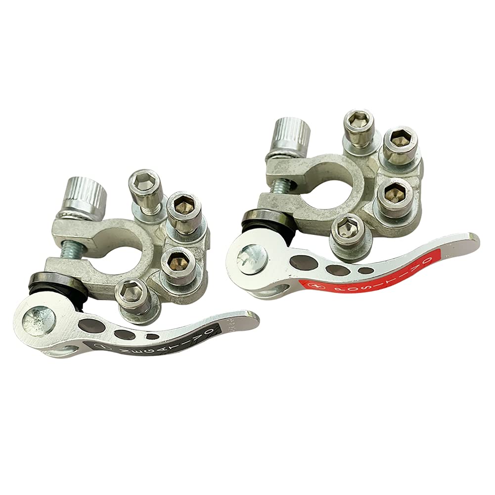 2pcs Auto Batteria Post Terminali Post Adattatori, M8
