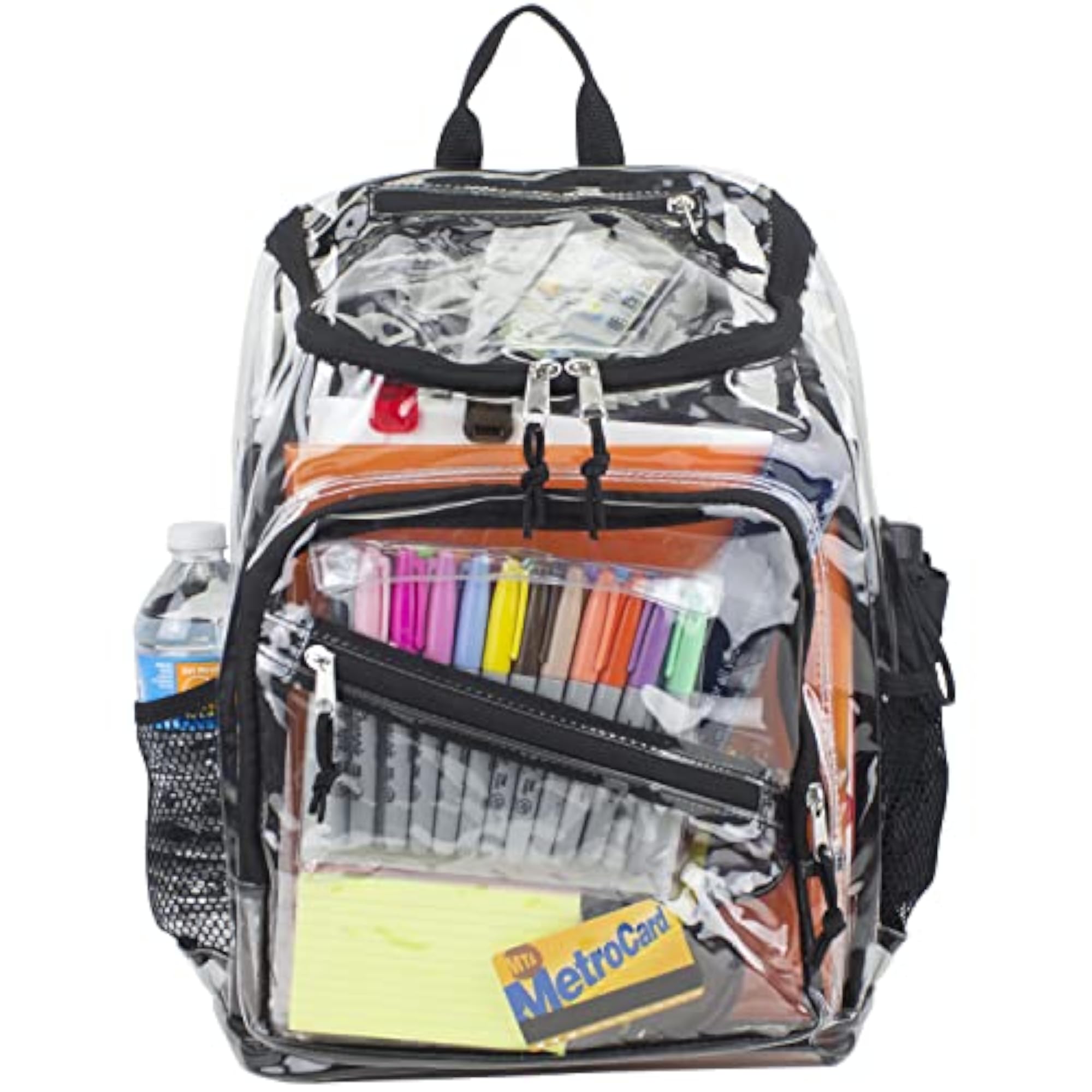 Clear Top Loader Backpack for School and Travel