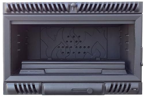 Insertable de Leña de Hierro Fundido 800