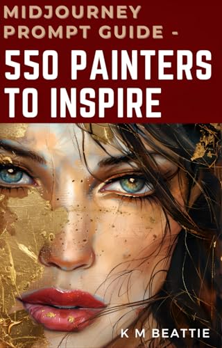 Midjourney Prompt Guide - 550 Painters to Inspire: A Visual Feast for Beginners and AI Artists (Midjourney Prompts: Design. Create. Earn.)
