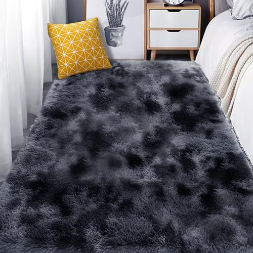 Tapis moderne ne perd pas ses poils avec base antidérapante sécurisée