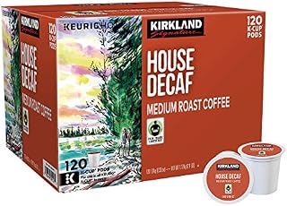 Kirkland Signature 1054232 House Decaf Coffee for 120 K-Cup Pods, medium