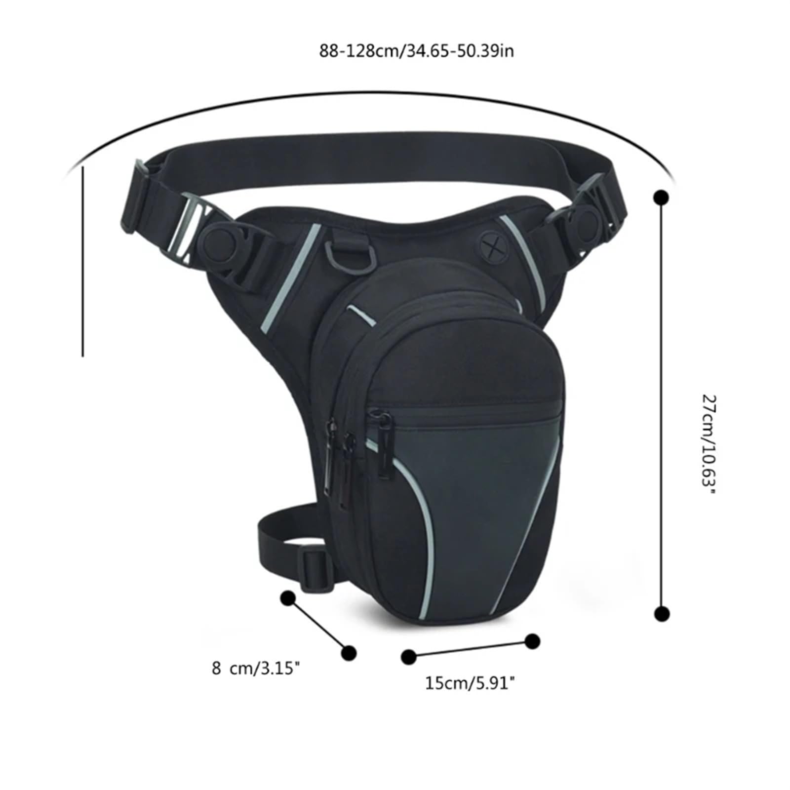 Riñonera de Pierna Riñonera Impermeable for Pierna, Muslo, Cadera, con cinturón for, for Exteriores, Ciclismo, Motocicleta, for Hombre y Mujer para Hombre(Khaki)