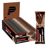 Powerbar - Protein Plus - Low Sugar - Chocolate-Brownie - 30x35g - Barrita con solo 107 Kcal - Barrita fitness con fibra