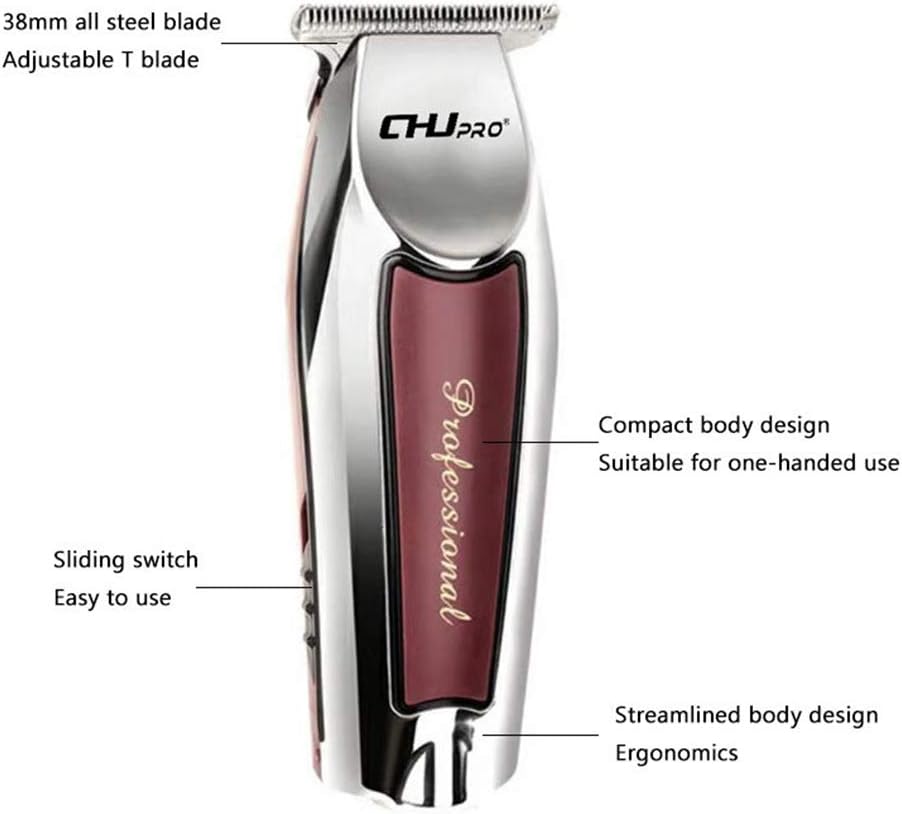 Electrical Hair Clipper, Professional Multi-Functional Hair Clipper Rechargeable Cordless Electric Haircut Kit Waterproof, for Men and Family Use