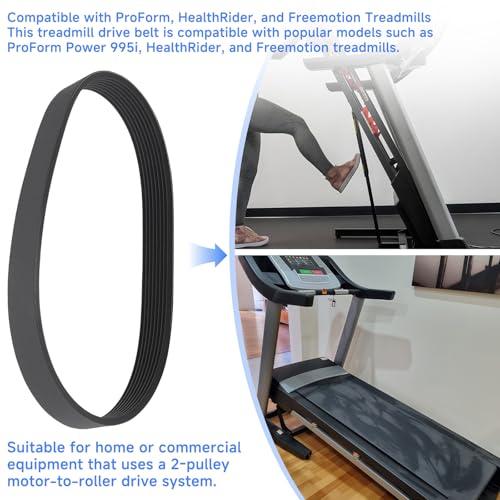 284711 Drive Belt Compatible with ProForm Power 995i Treadmills by Filloman - Image 2