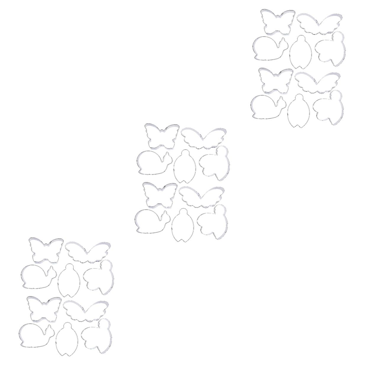 Cabilock 6 Set 10 Pezzi Formine Per Biscotti Animale Formine Per Biscotti Carino Partito Formine Per Biscotti Muffa Del Cioccolato Coniglietto Per Cioccolato Muffa Del Gelato