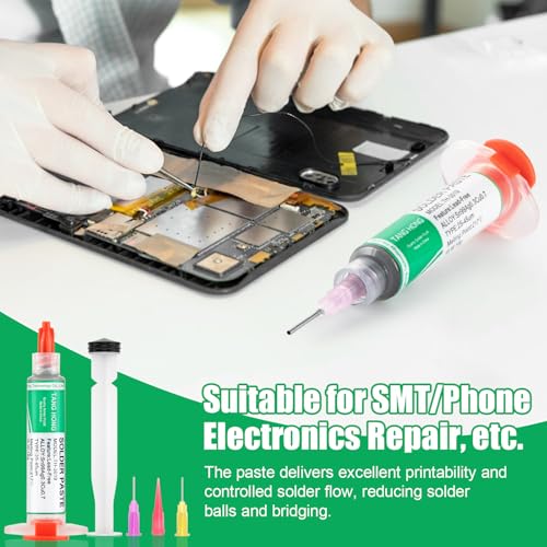 Image of Sn99 /Ag0.3 /Cu0.7, Lead Free Solder Paste No Clean, 217℃ Melting Point (5ML)