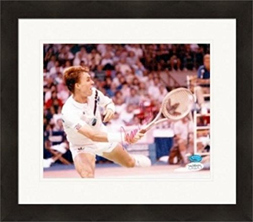 Autograph Warehouse 269981 Ivan Lendl Autographed 8 x 10 in. Photo - Tennis JSA Matted & Framed