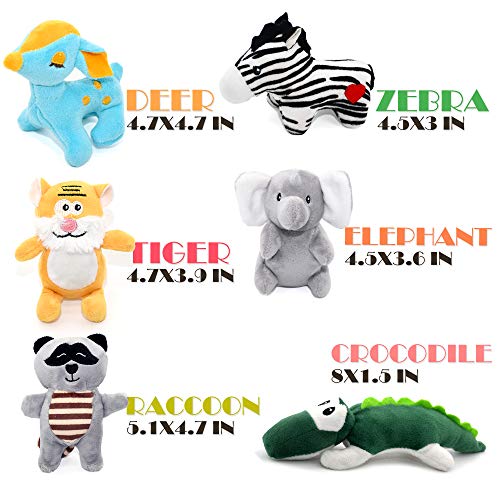 Dog Squeaky Toys For Small Dogs,Stuffed Animal Puppy Toys,Cute Puppy Chew Toys For Dog Teething Toys, Pet Toys For Small To Medium Dogs,Soft Dog Toys,Plush Dog Toy Pack 12 In Gift Box #TOP7