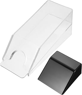 GLEAVI Professioneller Acryl Kartenausgeber mit Gewichteter Basis Transparenter Kartenhalter für Blackjack und Desktop Spiele Robustes Dealing Tool für Spielkarten
