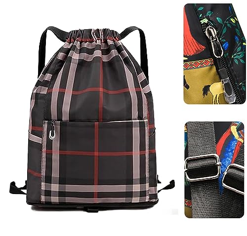 Sac à dos à cordon pliable de grande capacité pour le sport et le voyage
