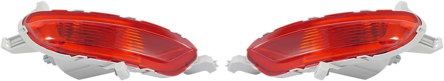 1 Pair Rear Bumper Indicator Lights Compatible with Mazda CX-5 2017-2020 Rear Bumper Warning Light Gray Red