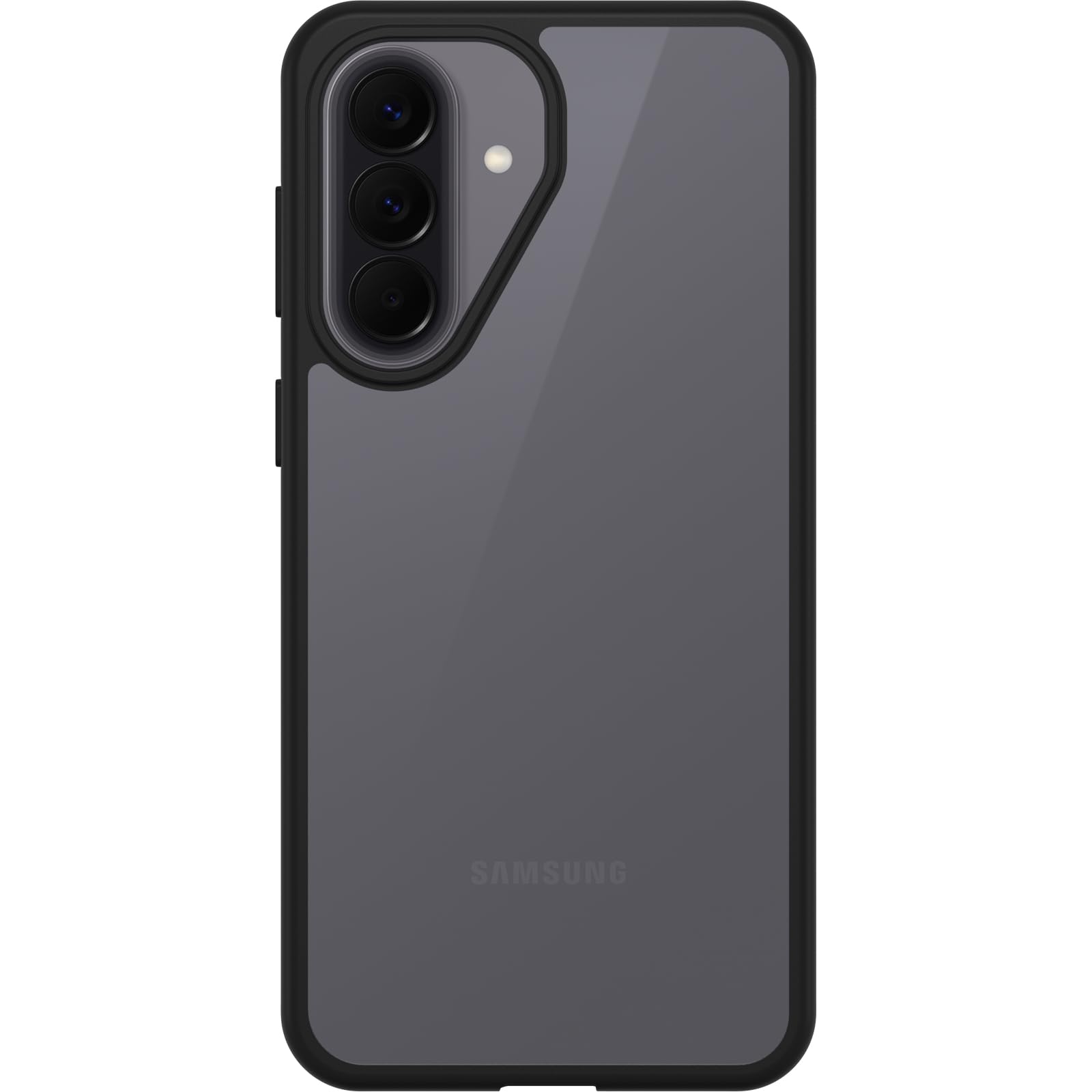 OtterBox Cover React Series per Samsung Galaxy A57 5G, resistente a shock e cadute fino, cover ultrasottile, testata a norme MIL-STD 810G, Trasparente/Nero, Senza Retail Package