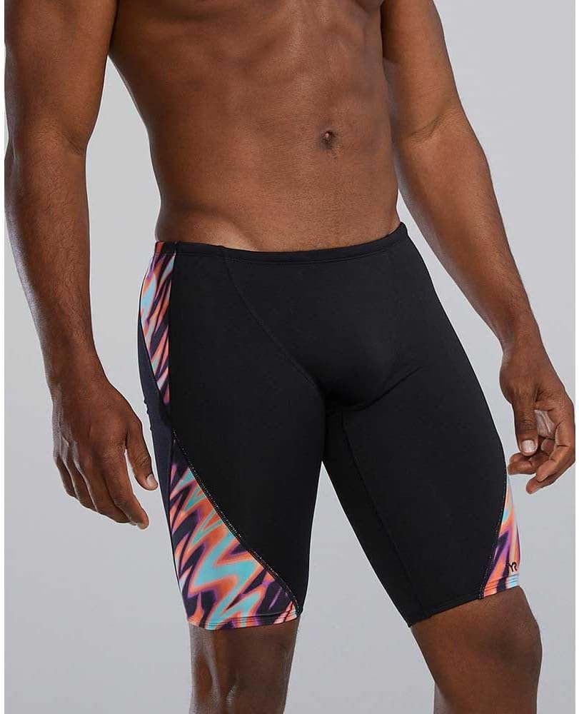 TYR Mens Durafast Elite Solid Jammer Swimsuit