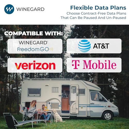 Image of Winegard Connect 2.0 4G+ WF2-95B - Outdoor 4G LTE Router, Wi-Fi Booster & HDTV /AM-FM Antenna, Long-Range Wi-Fi