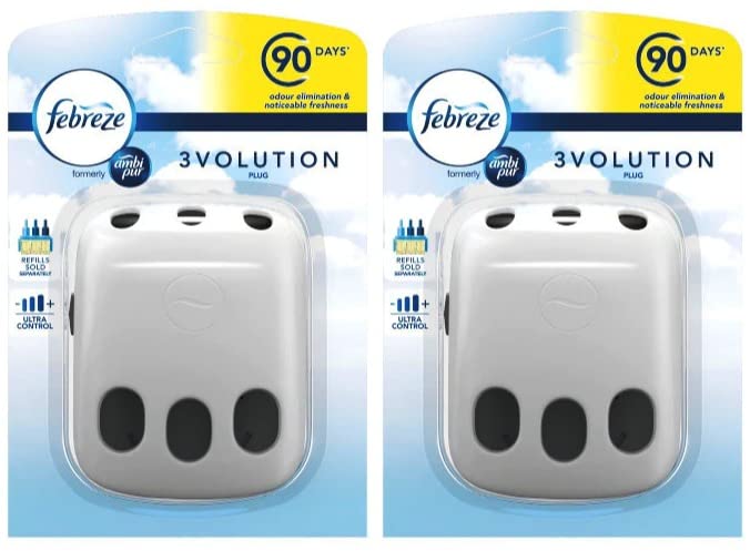 Febreze Ambi Pur 3Volution Air Freshener Plug-in Diffuser Device, Case Only, Pack of 2