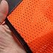 Lxmxgk Blaze Orange Safety Panel, Blaze Orange Mesh Safety Panel with Reflective Strips, Lightweight High Visibility Hunting and Outdoors Safety Panel for Backpacks, Tents, Blinds, and Gear (4)