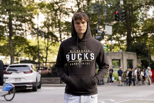 Ultra Game Men's NBA Official Super Soft Get Right Hoodie Sweatshirt, Charlotte Hornets, Black, XX-Large by Ultra Game - Image 2