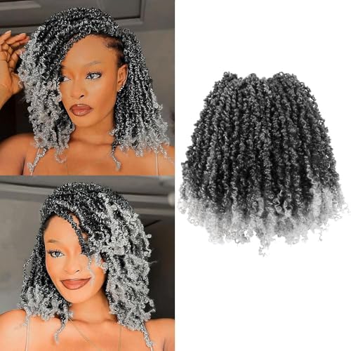 Cisinpo Yanky Twist Crochet Hair 10 Inch 10 Packs Pre-Twisted