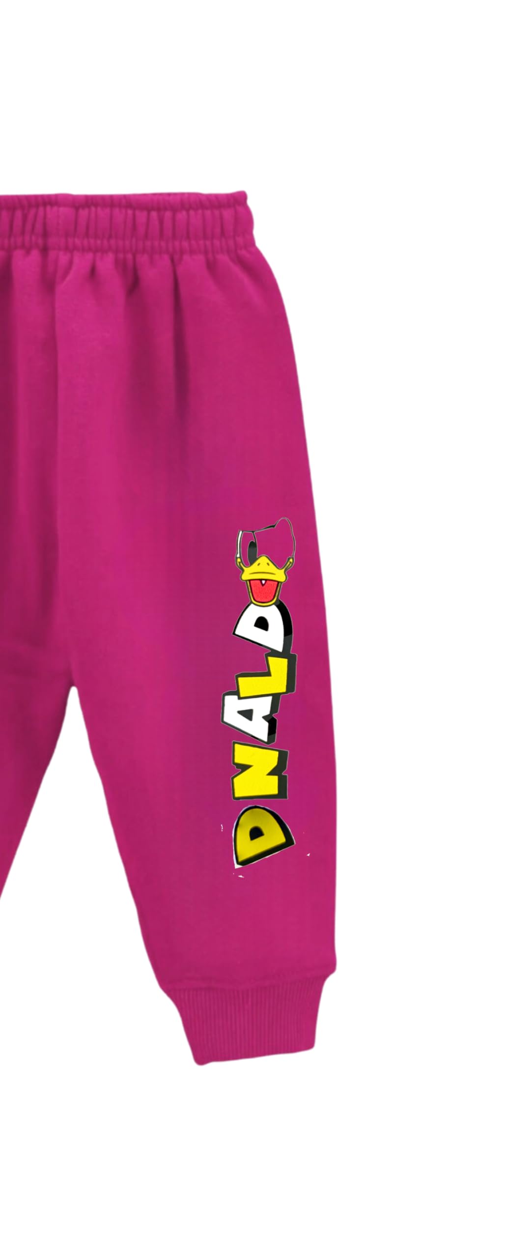 Tik Tok Wears Kids Cotton Blend Track Pant for Boys & Girls. Unisex Cartoons Printed Kids Track Pants (6-12 Months) Red - Image 3 thumbnail