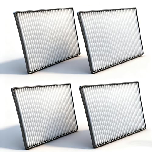 4pcs Cabin Air Filter Compatible with Kenworth 660 T680 T800 T880 Peterbilt 387 567 579 Replaces# PA30269 F37-1018 S28571 S-9034 AF56102