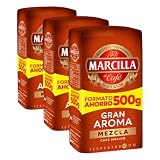 Marcilla Café Molido Mezcla 500 g (Paquete de 3)