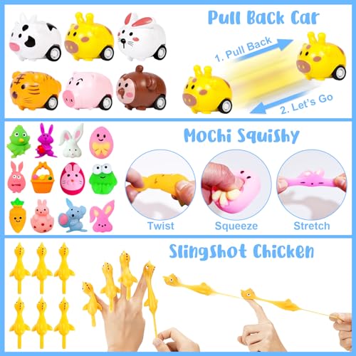 50% Off Adisher 120-Pack Easter Basket Stuffers & Egg Fillers