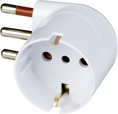 Adattatore schuko 90° salvaspazio