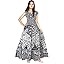 Women's Cotton Jaipuri Long Dress with a vibrant Multicolor floral print
