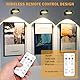 4Pack Bild Licht Batterie Betrieben mit Fernbedienung, Bilderleuchte Akku Malerei Licht Magnetisches Mallicht für Kunst mit 3 Beleuchtungsfarben, LED Wandlampe für Bilder Dartboard Fotorahmen