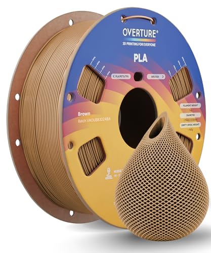 Filament OVERTURE PLA Brązowy (BROWN)