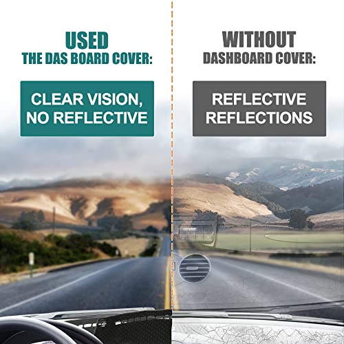 X AUTOHAUX Car Dashboard Cover Polyester Non-Slip Mat Protector Carpet Sun Proof for Hyundai Sonata 2011 2012 2013 2014