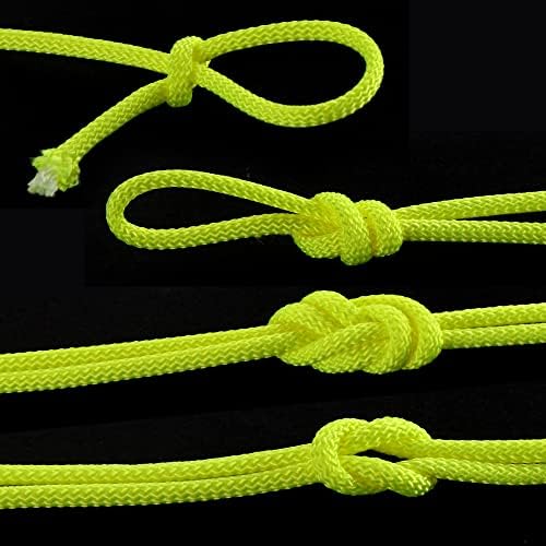 com-four® Paracord cord Ø 3mm, 100m - rope with 3 core strands for boats, camping, outdoor - nylon rope with 192kg load capacity - tent rope, guy rope, all-purpose rope