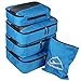 5pc Packing Cubes Set Large Travel Luggage Organizer 4 Cubes 1 Laundry Pouch Bag