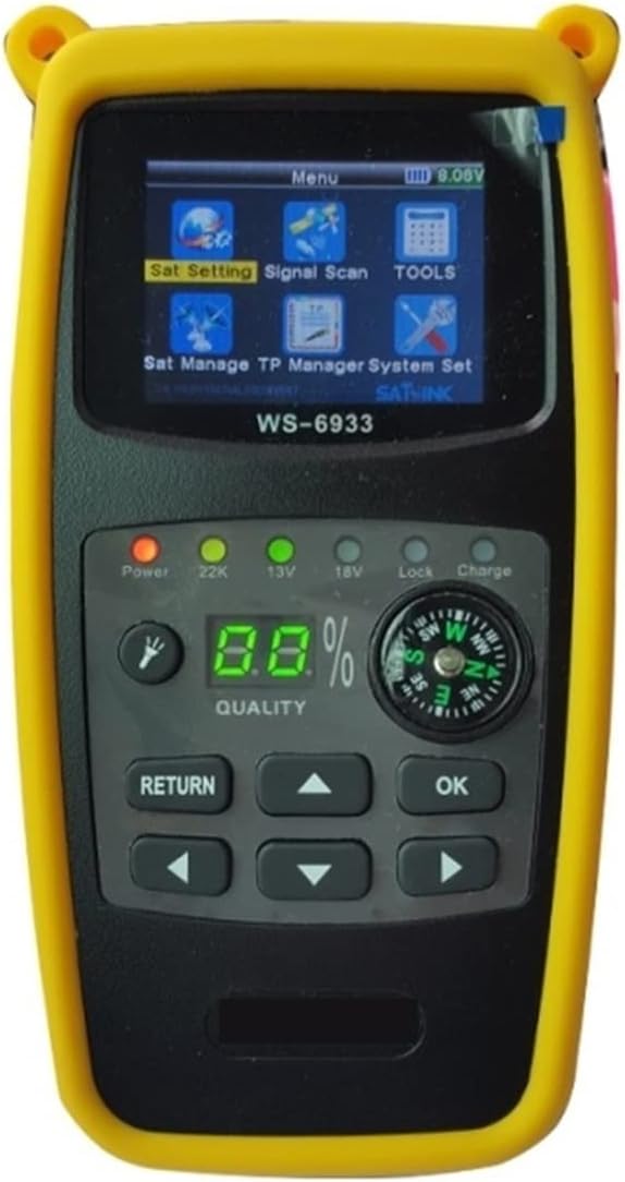 Satellite Finders 5PCS/LOT Original WS-6933 Satellite Finder DVB-S2 FTA C KU Digital Satellite Finder Meter WS6933 for Adjusting Sat Dish(EU)