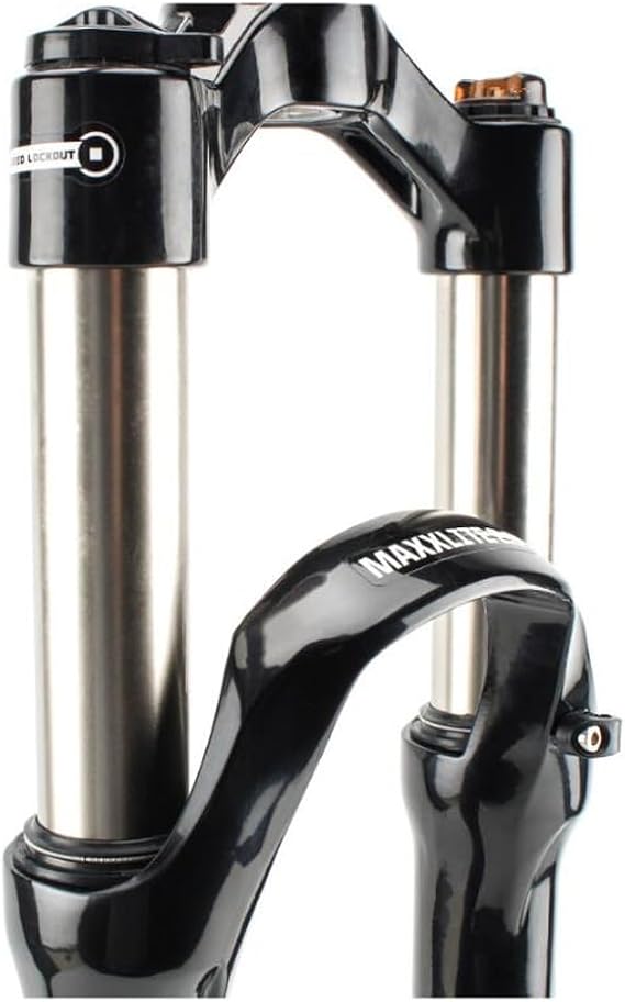 Mountain Bike Hydraulic Suspension Fork 26 Inch, Aluminum Alloy 28.6mm Shoulder Lock Out Downhill Travel 110mm