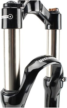 Mountain Bike Hydraulic Suspension Fork 26 Inch, Aluminum Alloy 28.6mm Shoulder Lock Out Downhill Travel 110mm