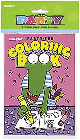 Unique Party 9048 - Fringed Foil Party Hats, Assorted Pack of 6