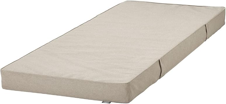 Single bed, beige, 80x200 cm, extra hard