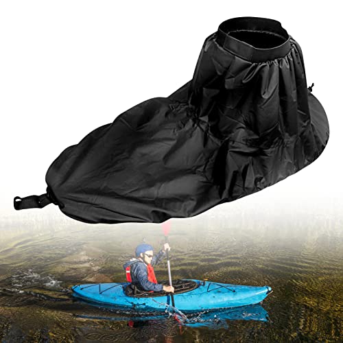 Caiaque Spray Skirt Ajustável Nylon Deck Spray Cover à Prova d'água para Esportes Aquáticos Ao Ar L