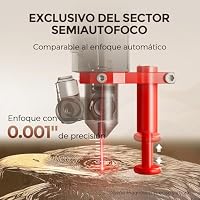 Monport Reno 65W PRO CO2 Laser Graviermaschine, Desktop Laser Cutter mit Semi-Autofokus, Neu entwickelte Laserröhre, Duales Arbeitsbett, Präzision&Effizienz CO2 Laser für Metall Holz – Ansicht 9