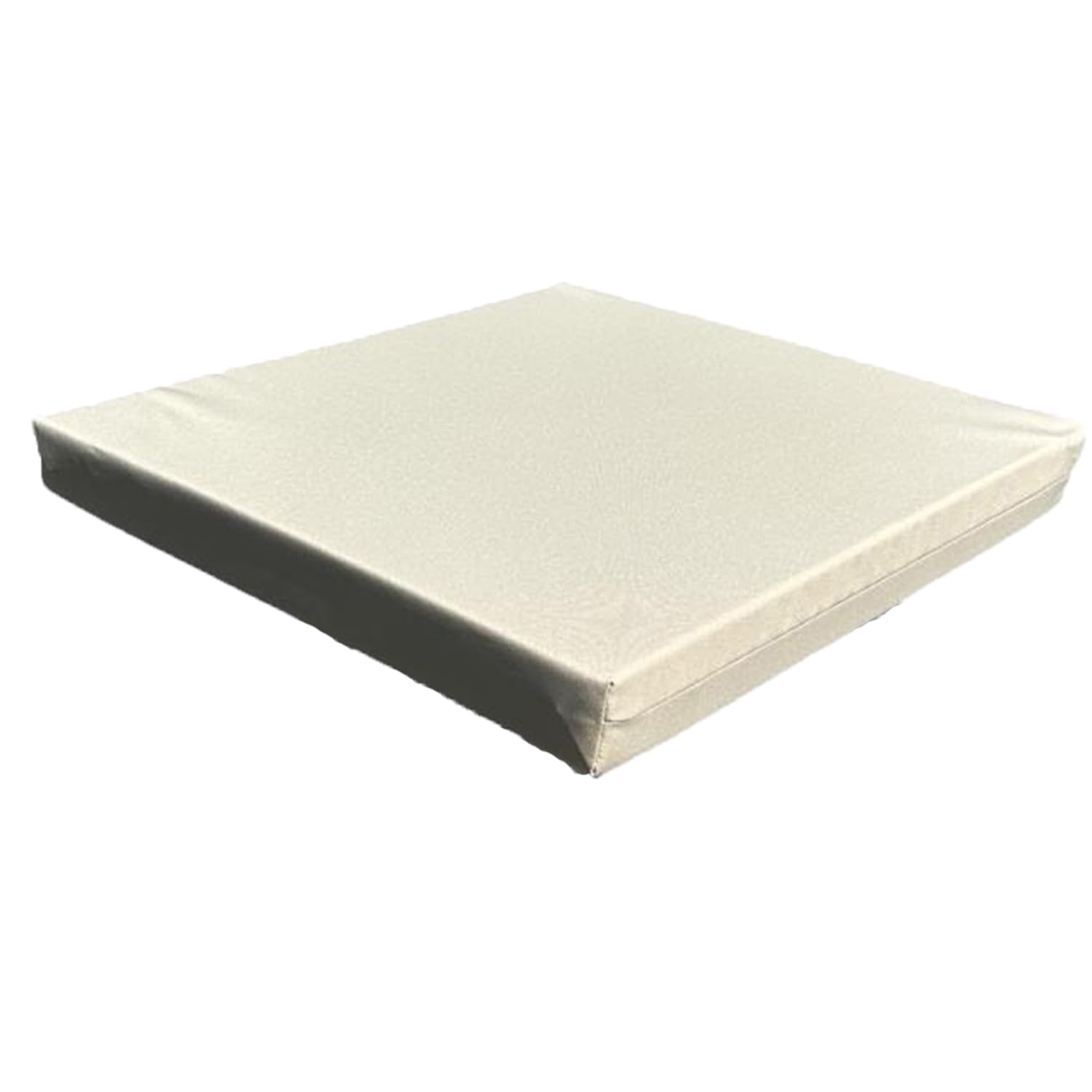 Brillars Replacement Water-Resistant Cushion Cover Only For Rattan Chair Sofa 10cm/4Inch Thick Pad Outdoor Garden (Cream, 69 x 69cm / 27" x 27") — image 1