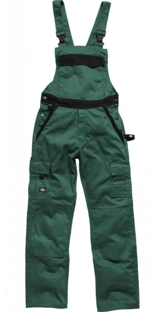 Dickies IN30040 - Peto industria 300 verde/negro gnb-52,