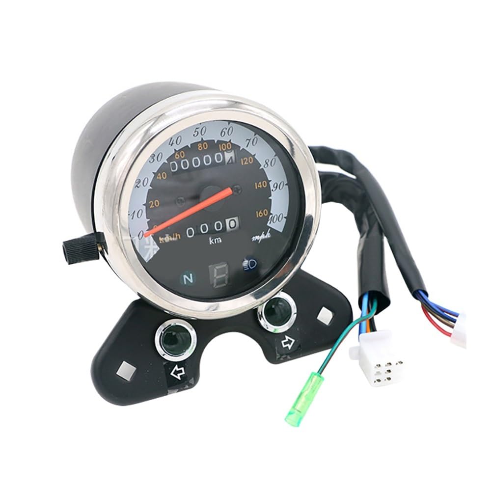 Contagiri contachilometri Contagiri Per Motocicletta Da 12 V, Contagiri Digitale, Contachilometri A LED, Contagiri, Doppio Misuratore Per
