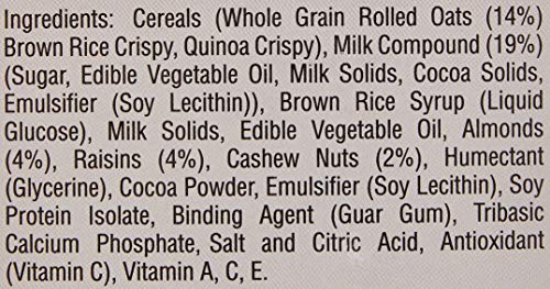 Image of RiteBite Choco Delite Energy Snack Bar with Oats, Almonds & Dark Chocolate 480g - Pack of 24