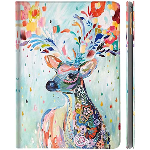 Image of DuraSafe Cases for iPad 8.3 Inch Mini 6th [ Mini 2021 6 Gen ] A2567 A2568 A2569 MK7M3HN /A MLWL3HN /A MK7R3HN /A MK7P3HN /A MLWR3HN /A MK7X3HN /A MK7V3HN /A MK893HN /A Printed Flip Book Cover - Deer Print