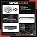 A-Premium Engine Timing Chain Kit W/Sprocket & Damper [fits OHV, 6Cyl 4.0L] Compatible with Jeep Cherokee 1987-1993, Comanche 1987-1992, Grand Cherokee 1993, Wagoneer 1987-1990, Wrangler 1991-1993